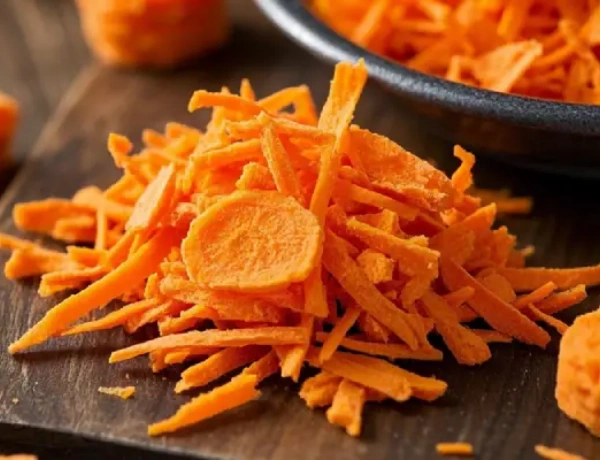Freeze Dried Carrot Shreds